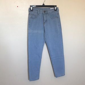 Light jeans, size 26.